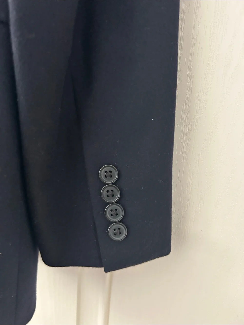Saks Fifth Avenue Men's Black Two-Button Notch Lapel Sport Coat